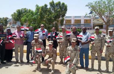 Aswan University President witnesses the inauguration of martyr/ Amr Farid Abdel-Zaher’s name of a school in Sahari