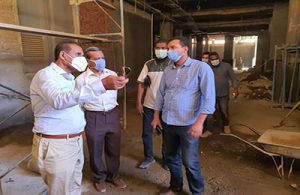 Aswan University president inspected university hospital on the fourth day of Eid Al-Fitr