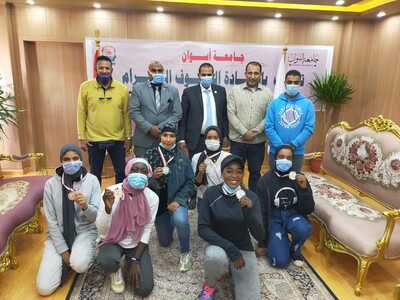 Aswan University President: Playground of Sahary University Hosted Egyptian University Athletic Excellence Festival