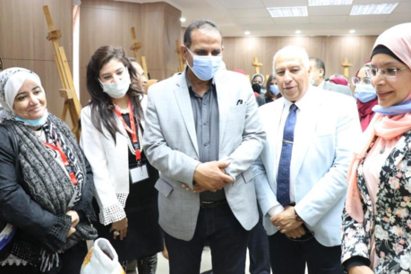 Aswan University: Art Gallery includes 44 paintings under the slogan of ”Students Without Discrimination”