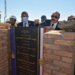 President of Aswan University and The Governor laid the Foundation Stone For Sports Buildings in Sahary