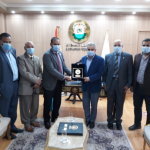 Aswan University President receives Dr. Mamdouh Al-Damati former Minister of Archaeology
