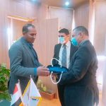 Aswan University President receives the Egyptian University delegation to inspect the educational facilities in preparation for the 2nd semester beginning