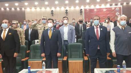 Minister of Youth and Sports praises the sports facilities at Aswan University
