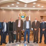 President of Aswan University received a scientific committee to check scientific production