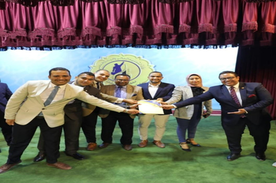 Aswan University delegation wins first places at the Institute of Leadership Development in Helwan
