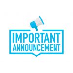 Announcement