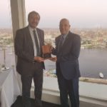 Jean University president and the culture counselor find ways to cooperate with Aswan university president