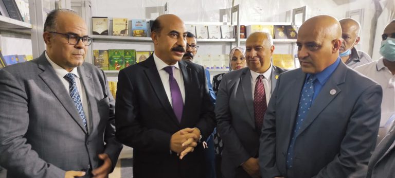 Aswan University president witnessed opening the events of the second book fair
