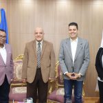 Aswan University President receives a delegation from the Drug control Fund