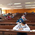 Aswan University president inspects the Exams Committees of the first semester for 2021/2022