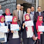 Opening Oscar exhibition at Faculty of Education_Aswan University