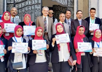 Opening Oscar exhibition at Faculty of Education_Aswan University