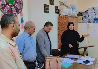 Faculty Dean follows up the research projects of one-year diploma students