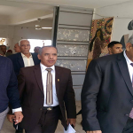 رئيس الجامعة يقوم بعمل زيارة تفقدية لكلية التربية