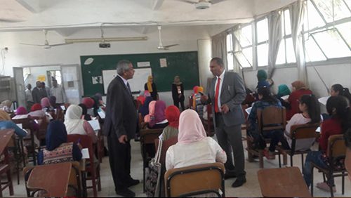 زيارة رئيس الجامعة لكلية التربية