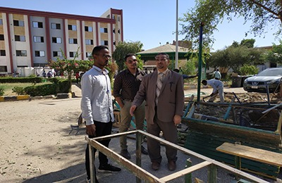 أعمال الصيانة بالكلية