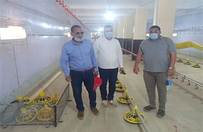 رئيس جامعة أسوان يتفقد مزرعة الإنتاج الحيواني والدواجن بعنيبه بمركز نصر النوبة
