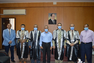 مناقشة رسالة ماجستير تخصص الصحة النفسية