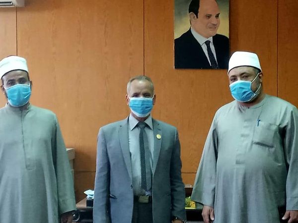 وفد وزارة الأوقاف بأسوان