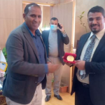 رئيس جامعة أسوان : يستقبل وفد الجامعة المصرية لتفقد المنشاءات التعليمية والإجراءات الاحترازية استعدادا لبداية الفصل الدراسي الثاني