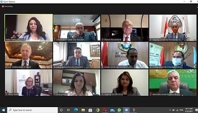 رئيس جامعة أسوان : يشارك بالملتقى التوظيفي الثاني 2021