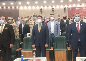 وزير الشباب والرياضة : يشيد بالمنشاءات الرياضية بجامعة أسوان