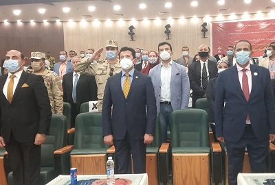 وزير الشباب والرياضة : يشيد بالمنشاءات الرياضية بجامعة أسوان
