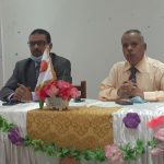 اجتماع الأستاذ الدكتور /عميد الكلية مع ورؤساء الكنترولات والمدرسين المساعدين والمعيدين