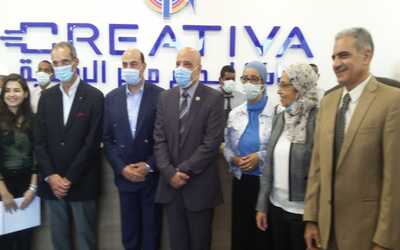 وزير الإتصالات والمحافظ ورئيس جامعة أسوان يتفقدوا مركز إبداع مصر الرقمية بصحاري