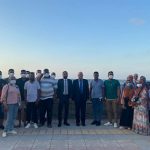 رئيس جامعة أسوان يزور طلاب اتحاد الجامعة علي هامش حضور المجلس الأعلى للجامعات