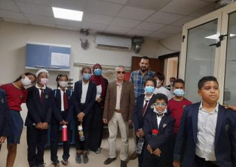 زيارة علمية لطلاب مدارس النيل المصرية لكلية العلوم جامعة أسوان