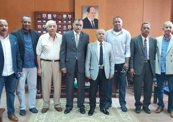 زيارة المستشار الشافعي وأعضاء المجلس المرشح لإدارة نادى أسوان