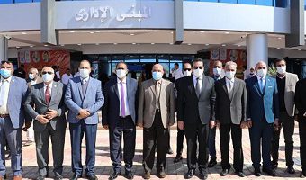 على هامش اجتماع المجلس الأعلى للجامعات بجامعة أسوان