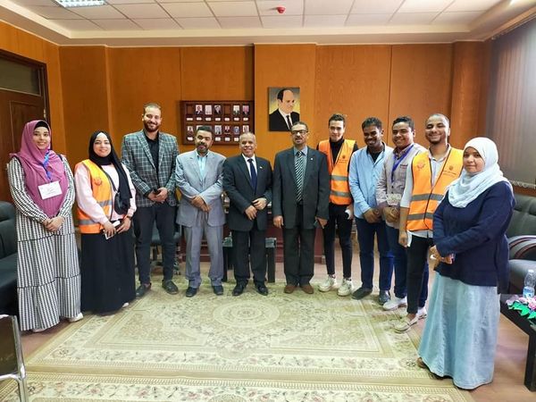 زيارة وحدة تضامن جامعة أسوان