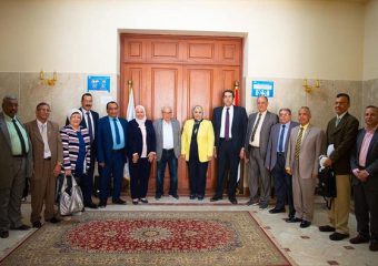 كلية التربية جامعة أسوان: تشارك بلجنة قطاع الدراسات التربوية