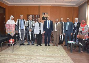 مناقشة رساله الماجستير للباحثة/ منال ناجى عبدالقادر