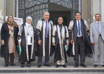 مناقشة رساله الماجستير للباحثة أميرة عادل أحمد