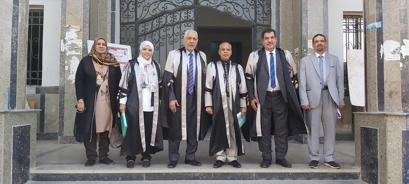 مناقشة رساله الماجستير للباحثة أميرة عادل أحمد