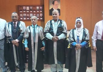 مناقشة رسالة ماجستير للباحثة/الاء عبدالوهاب منزلى