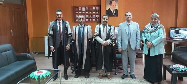 مناقشة رسالة الماجستير للباحثة مروة ربيع عبدالوهاب