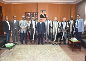 مناقشة رساله الدكتوراه للباحث/ عزالدين على عبدالمنعم