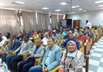 مناقشة رساله الماجستير للباحث/ محمد رضا أبو ستة