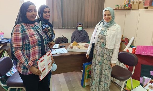 عقد امتحان العملي لمقرر إنتاج الوسائل التعليمية شعبة اللغة الإنجليزية