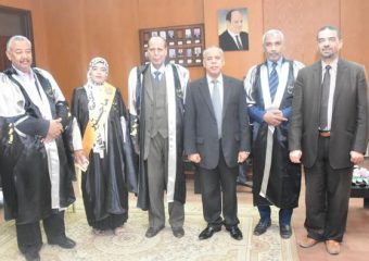 مناقشة رساله الماجستير في كلية التربية