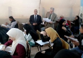 زيارة نائب رئيس الجامعة لشئون التعليم والطلاب للكلية