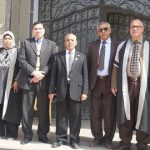 مناقشة رساله الماجستير للباحثة / إسراء عبد الحى على