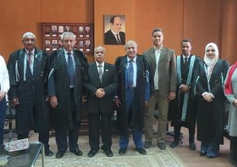 مناقشة رسالة الدكتوراه للباحثة/ نصرالدين بدرى نصرالدين