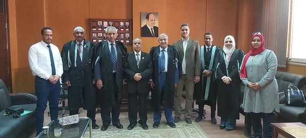 مناقشة رسالة الدكتوراه للباحثة/ نصرالدين بدرى نصرالدين