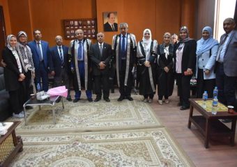 مناقشة رساله الدكتوراه للباحثة/ رحاب ممدوح سعد